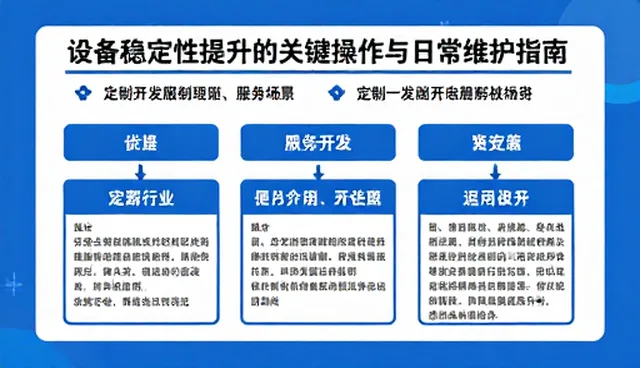 设备稳定性提升的关键操作与日常维护指南